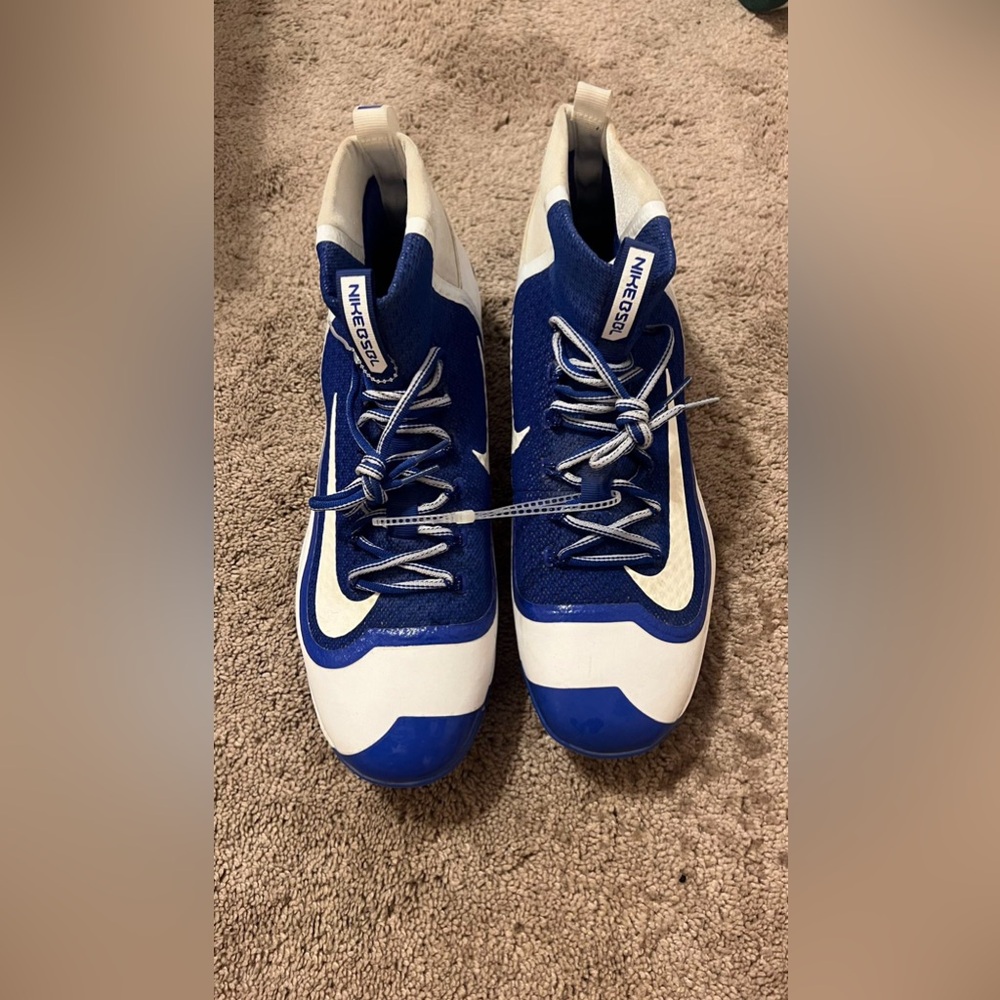 Nike Huarache High Metal Baseball Cleats